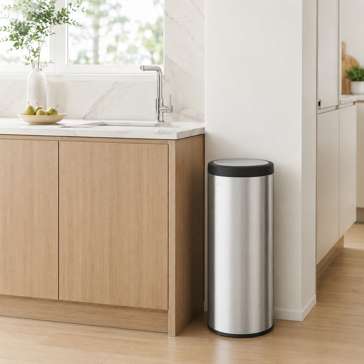 EKO - Villa - Bote de Basura Comercial con Tapa Basculante 30 L