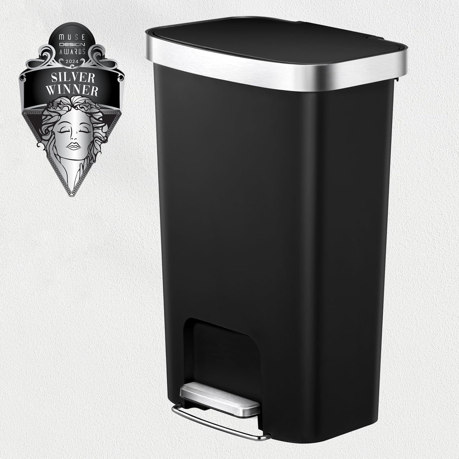 Bote de basura 25L+25L Hana Recycler con ruedas integradas.