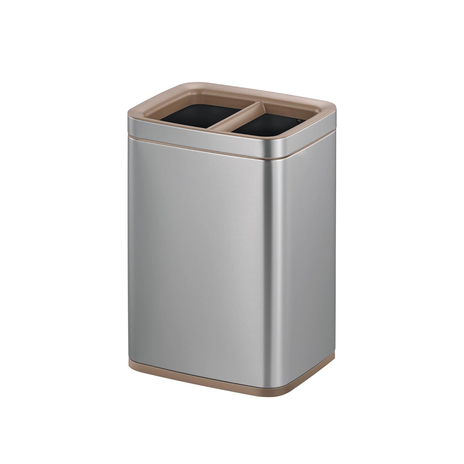 Bote de Basura para Oficina Laguna 5L+5L Con División y Tapa Abierta.