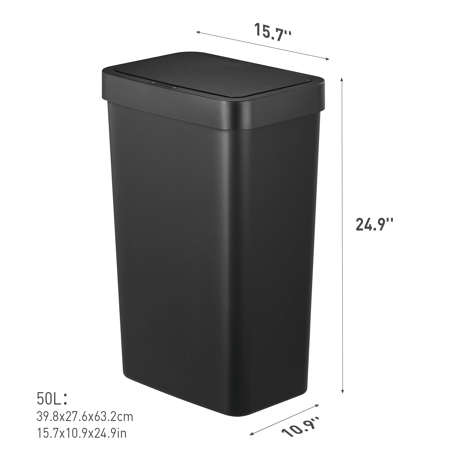 Bote de basura Sensor 50L EKO Hana