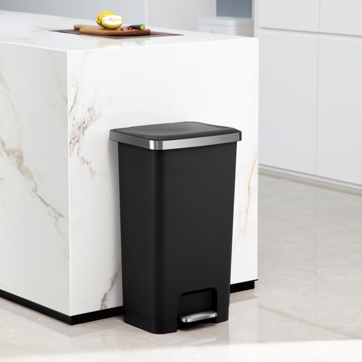 Bote de basura Pedal 45L EKO Hana 4 Piezas