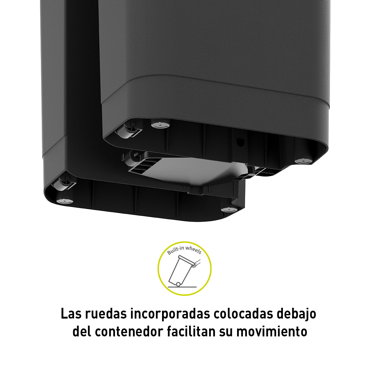 Bote de basura Pedal 45L EKO Hana 4 Piezas