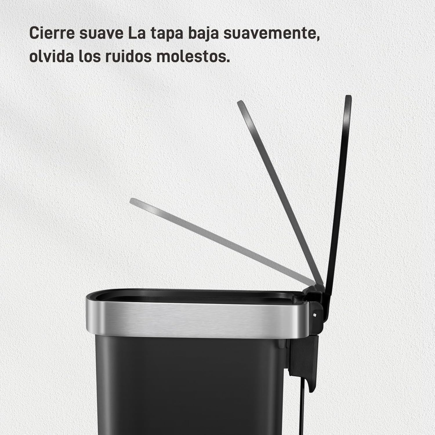 Bote de basura 25L+25L Hana Recycler con ruedas integradas.