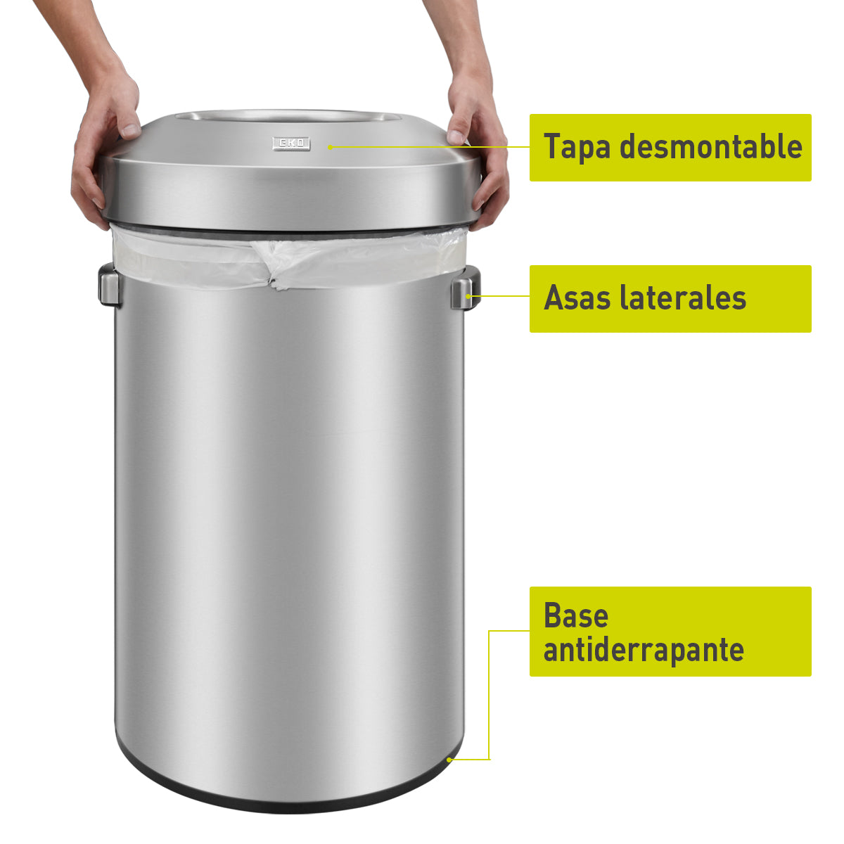 Bote de Basura Commercial 90L EKO Urban