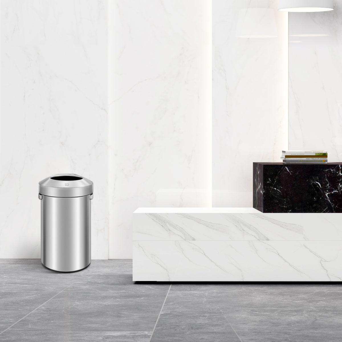 Combo Caja de 60 Bolsas + Bote de Basura Commercial 60L EKO Urban