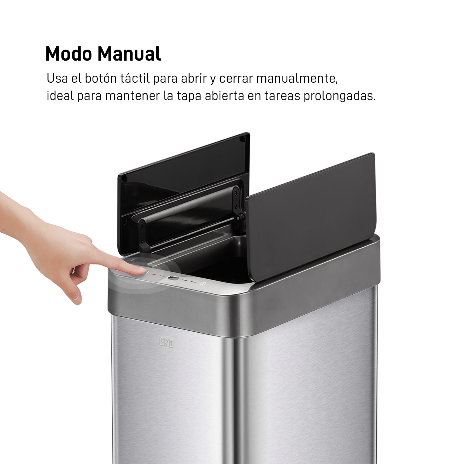 Bote de basura Sensor 45L EKO Mirage Phantom