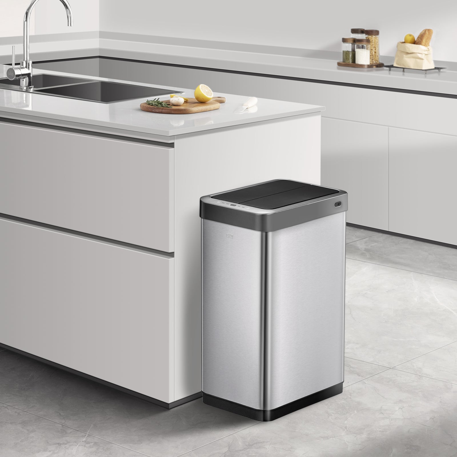 Bote de basura Sensor 45L EKO Mirage Phantom