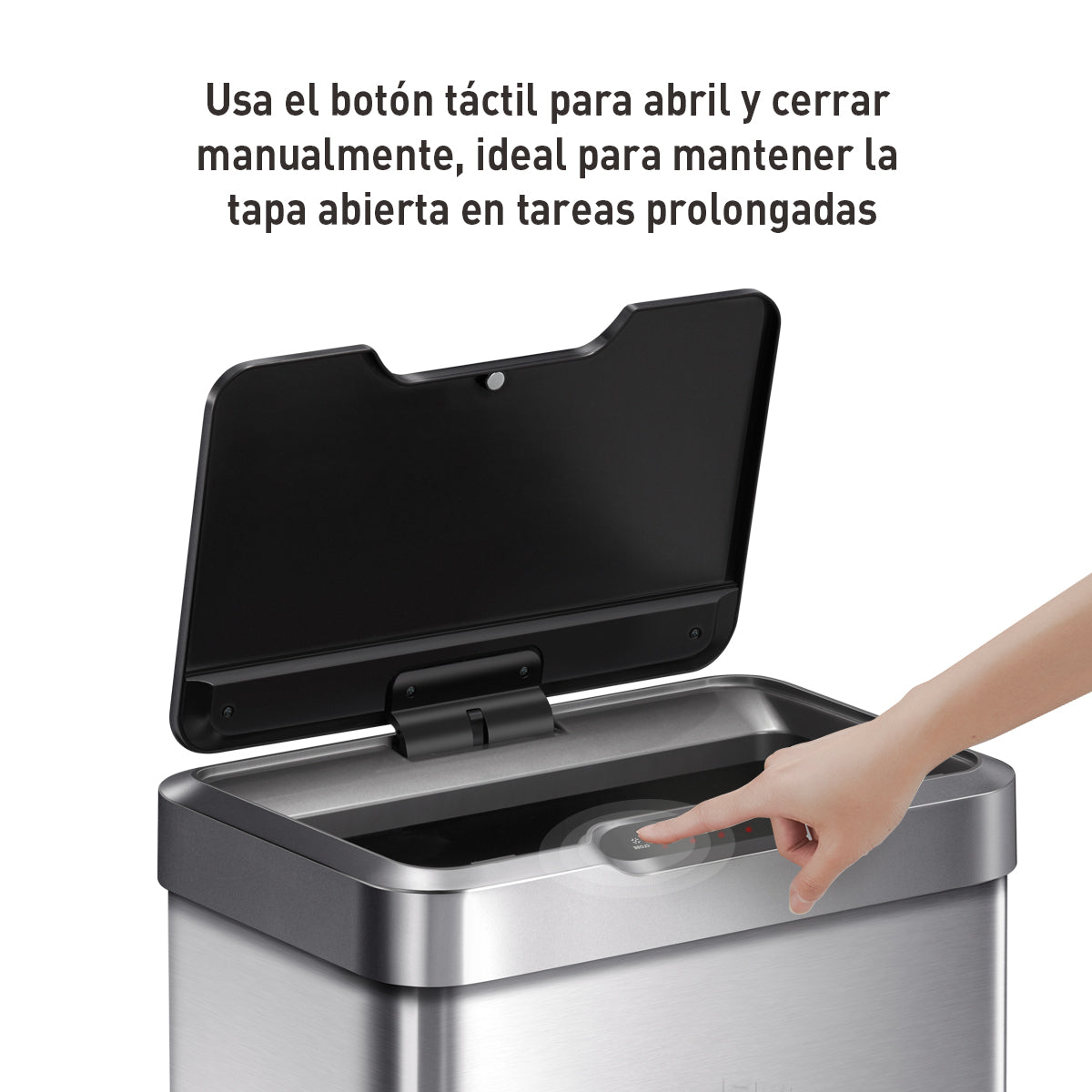 Bote de basura Inteligente con Sensor Automatico 50L EKO Mirage