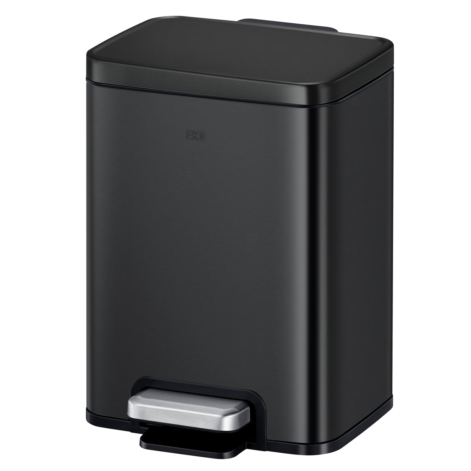 Bote de basura Negro con pedal 6L EKO Madison