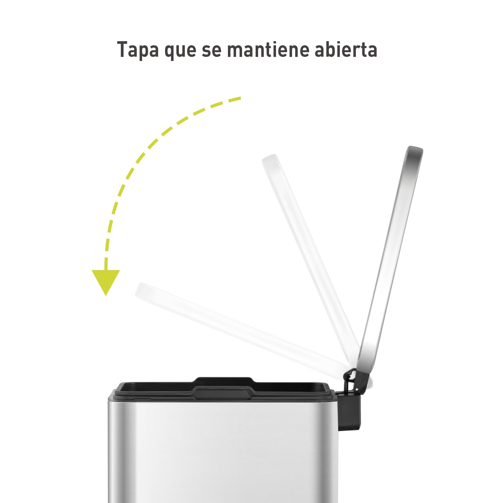 Bote de basura cocina 30L EKO Stella