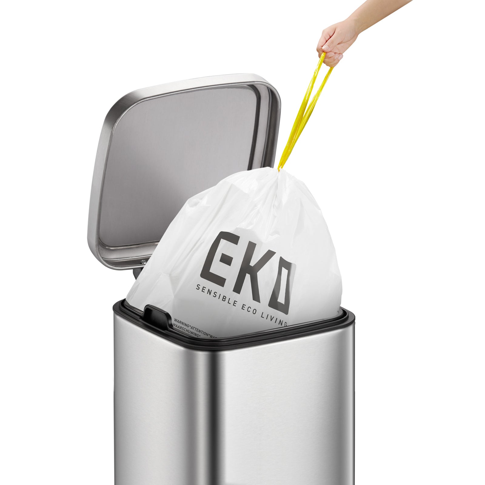 Bote de basura cocina 20L EKO Stella