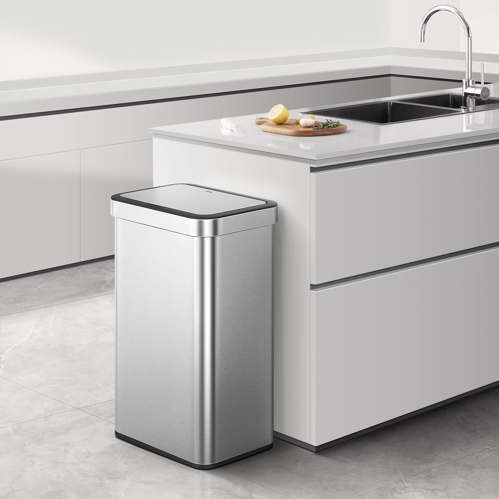 Bote de basura Sensor 30L+30L EKO Mirage Nova