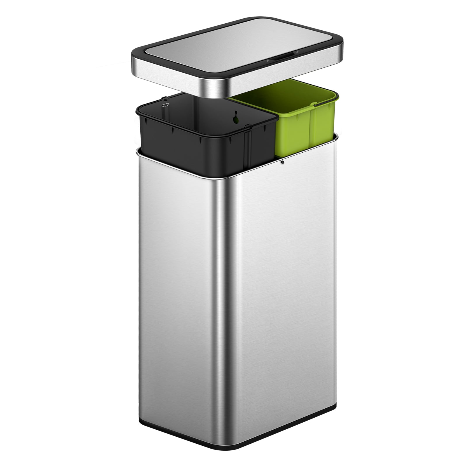 Bote de basura Sensor 30L+30L EKO Mirage Nova