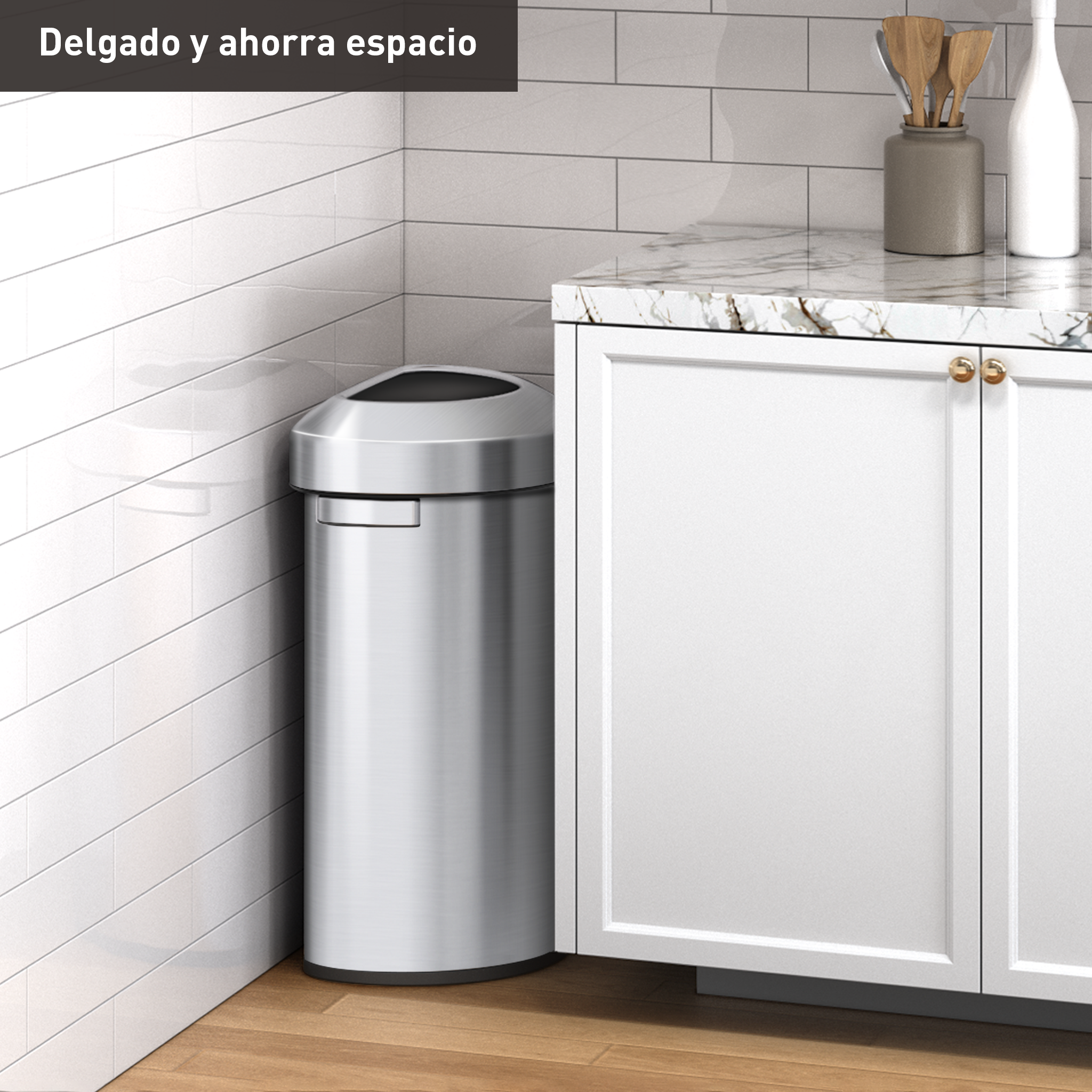 Bote de Basura Commercial 60L EKO Semiredondo Urban