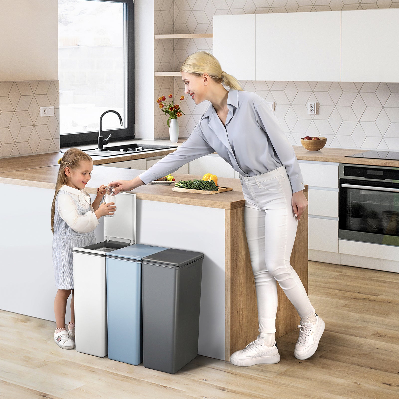 Bote de basura 30L EKO Morandi