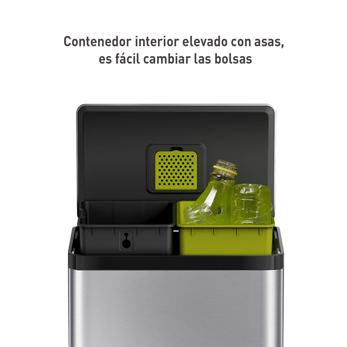Bote de basura Recycler 20L+20L EKO ECOCASA