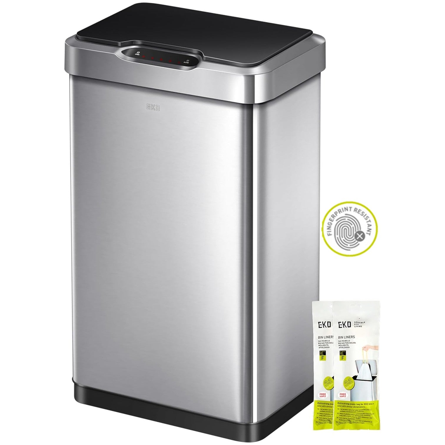 Bote de basura Inteligente con Sensor Automatico 50L EKO Mirage