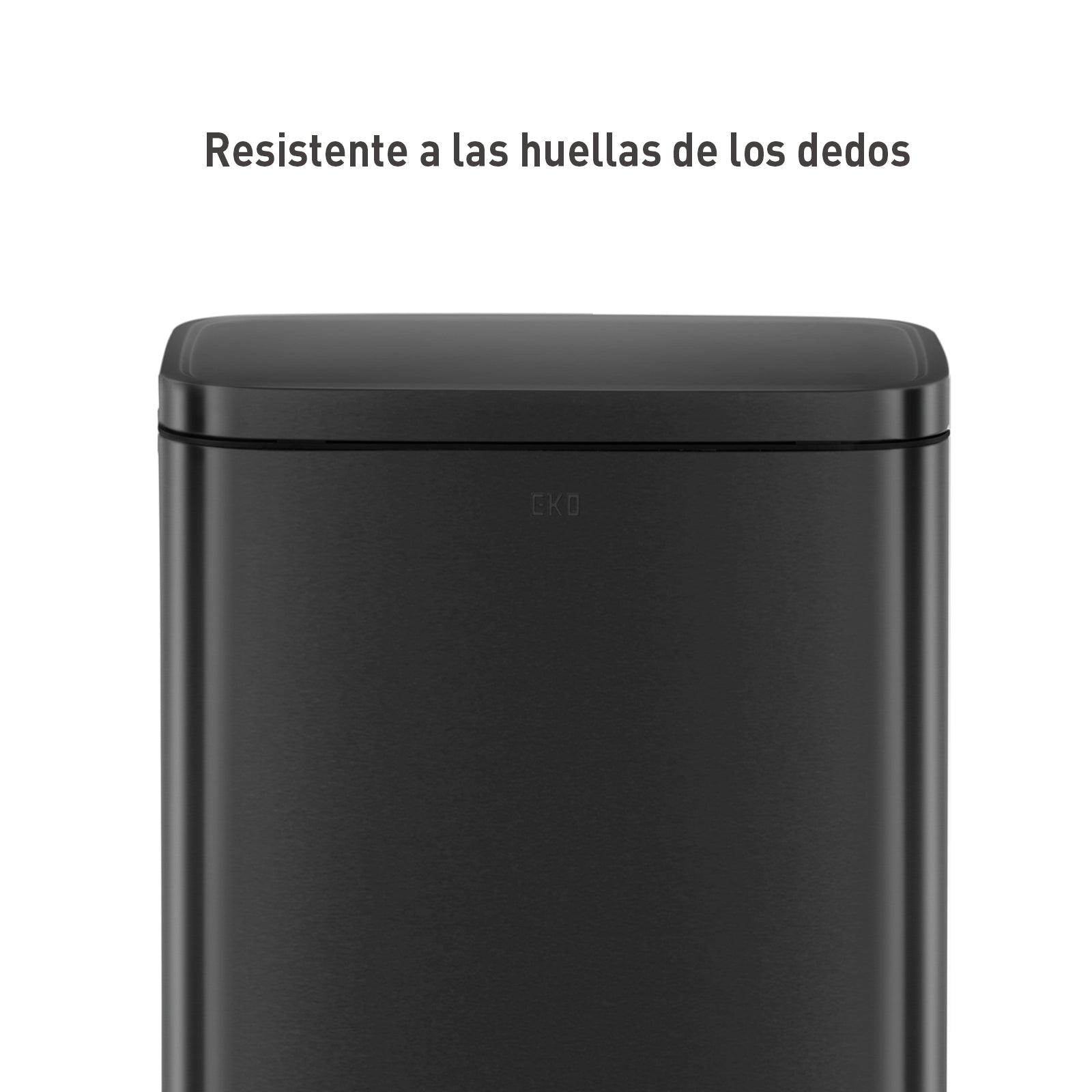 Bote de basura Negro con pedal 50L EKO Madison
