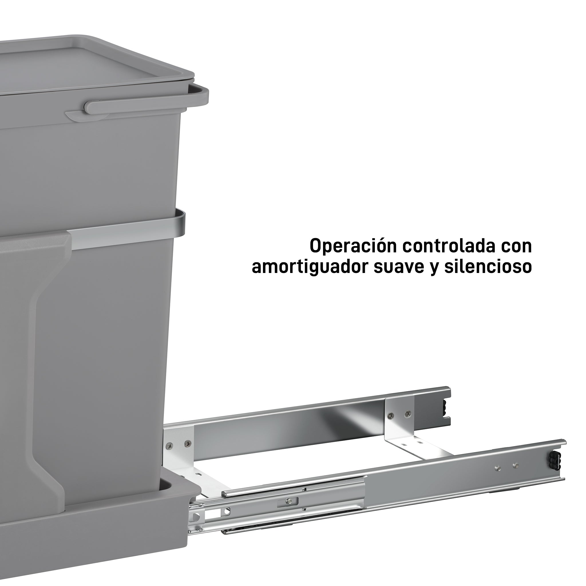 Combo Caja 80 Bolsas + Bote de basura Extraible 20L+15L EKO Bajo Fregadero