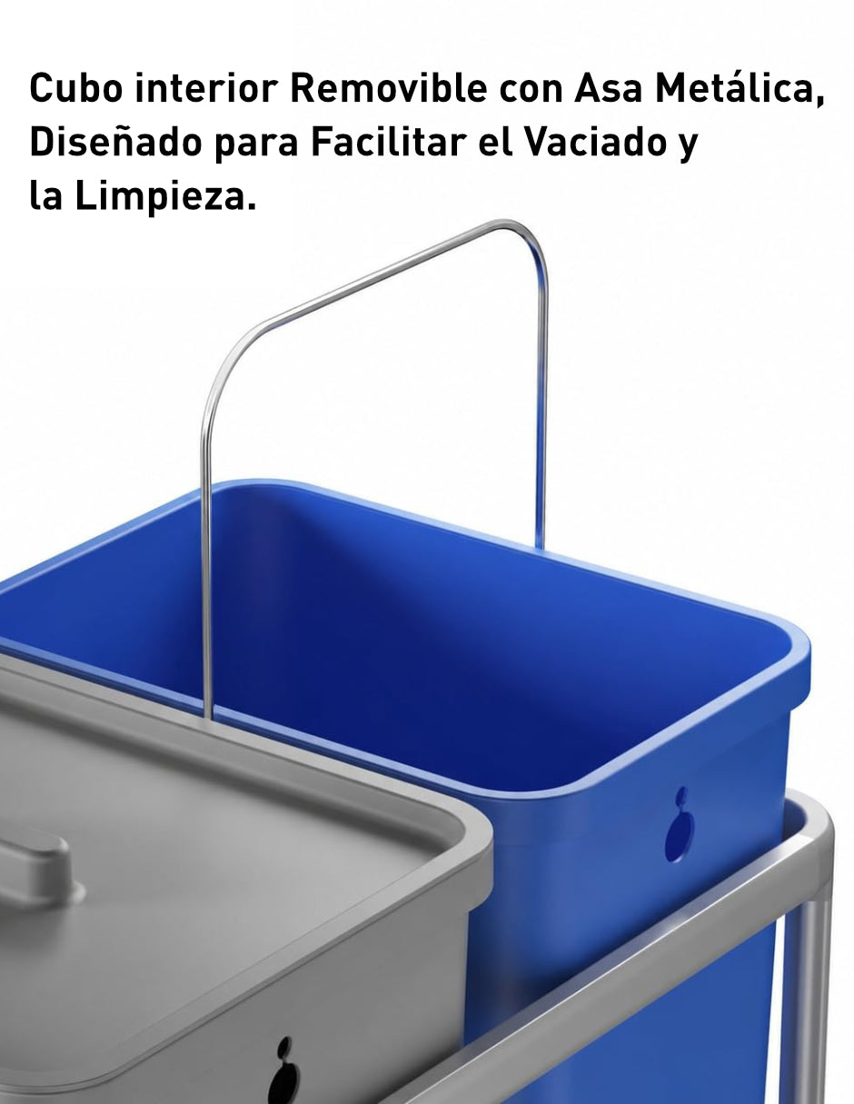 EKO - Extraíble - Bote de Basura 34 L + 24 L