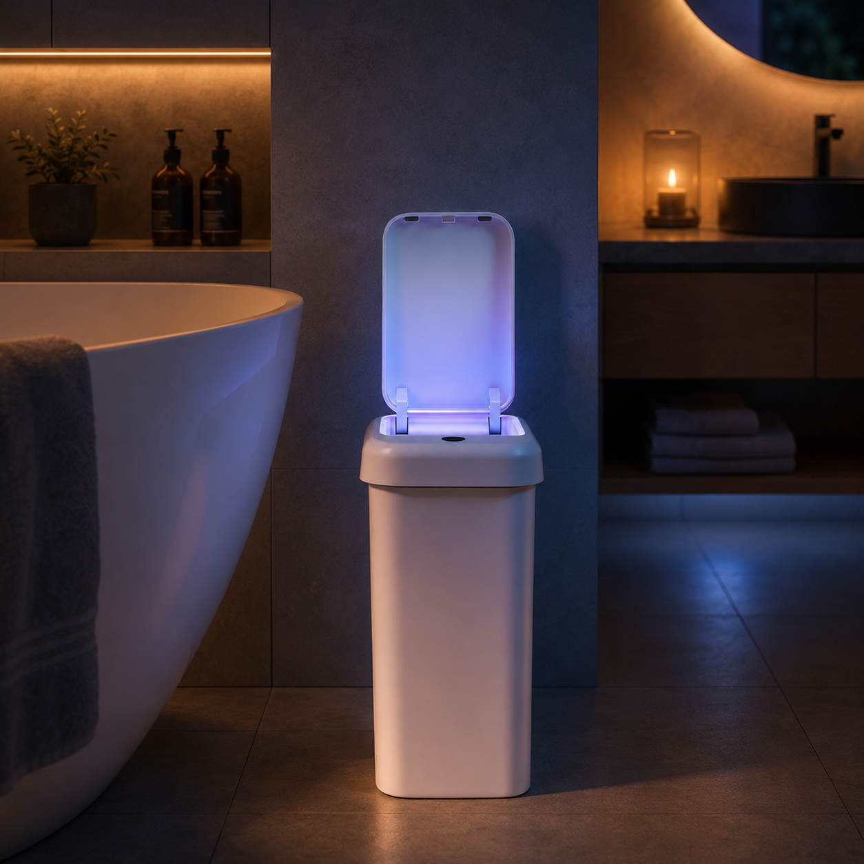 EKO - Morandi - Bote de Basura Sensor 10 L Blanco