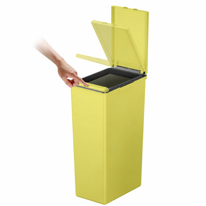 EKO - Bote de Basura EKO Morandi con Apertura Táctil  40L Verde Lima