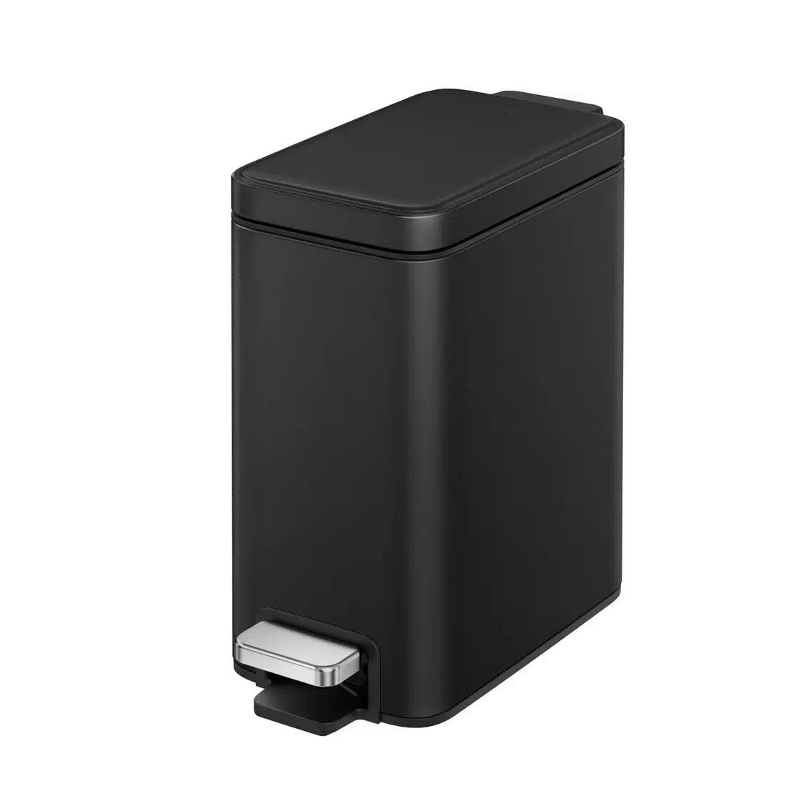 EKO Genie Bote de basura con pedal 5L Negro