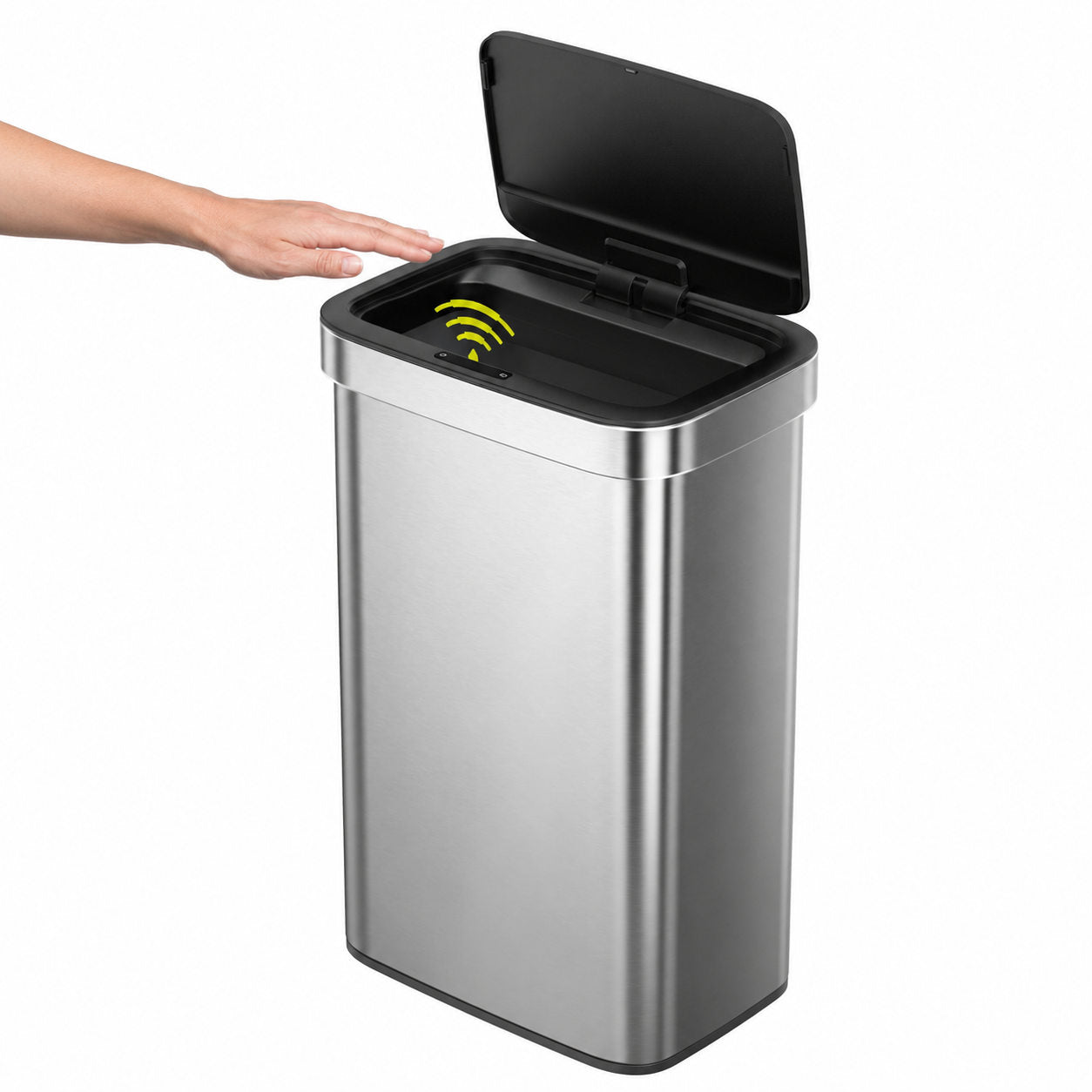 EKO - Horizon - Bote de Basura con Sensor 50 L Acero Inoxidable Mate