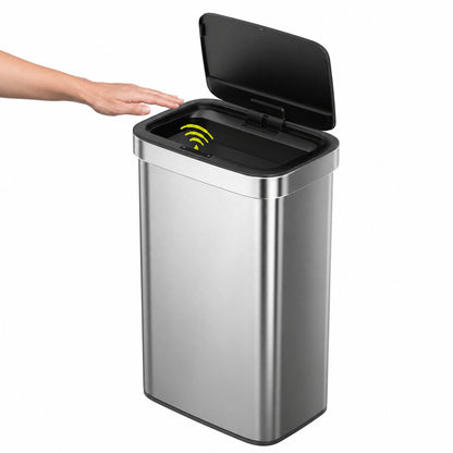 EKO - Horizon - Bote de Basura con Sensor 50 L Acero Inoxidable Mate