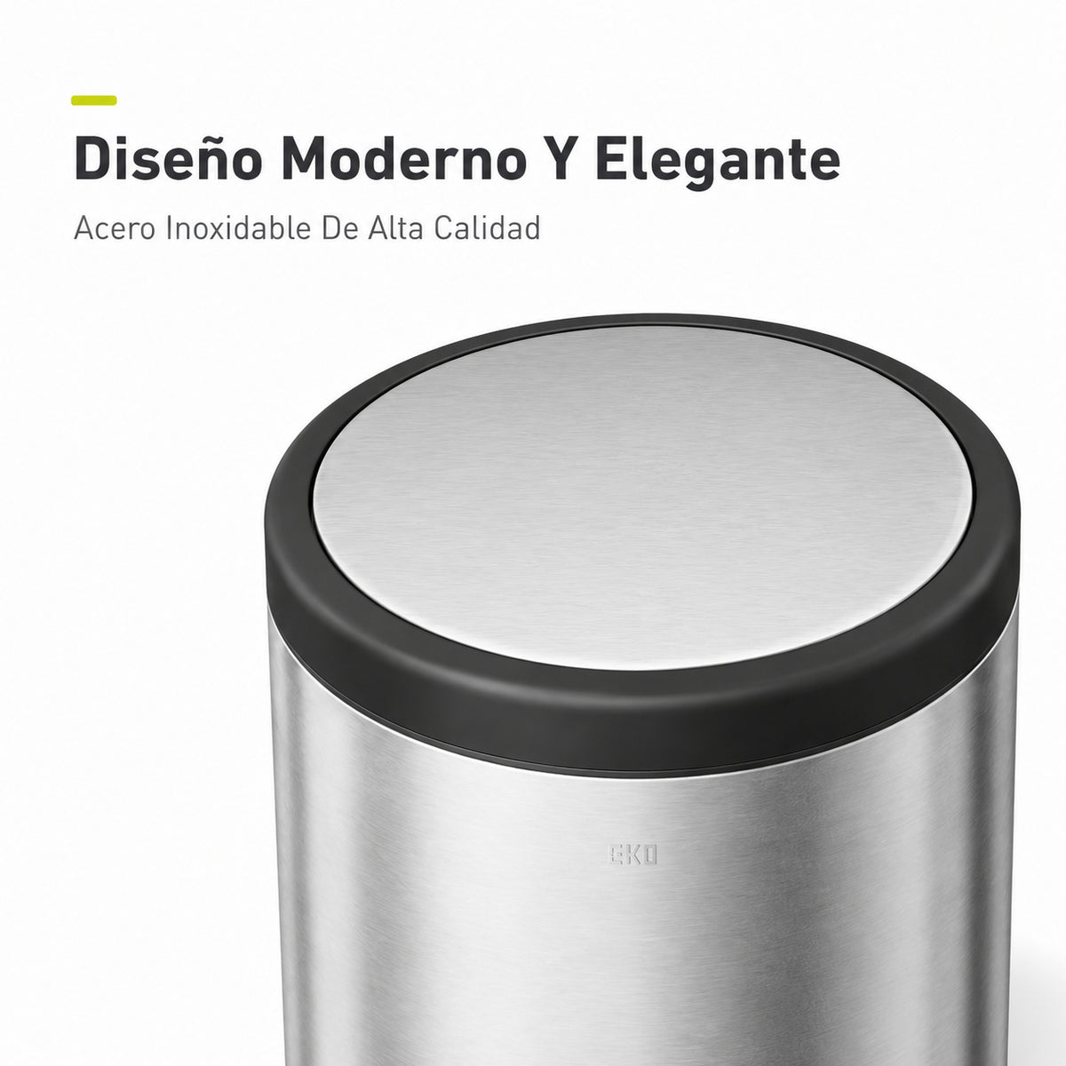 EKO - Villa - Bote de Basura Comercial con Tapa Basculante 30 L