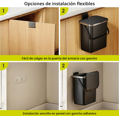 Bote de Compostaje para Cocina de 10L Negro