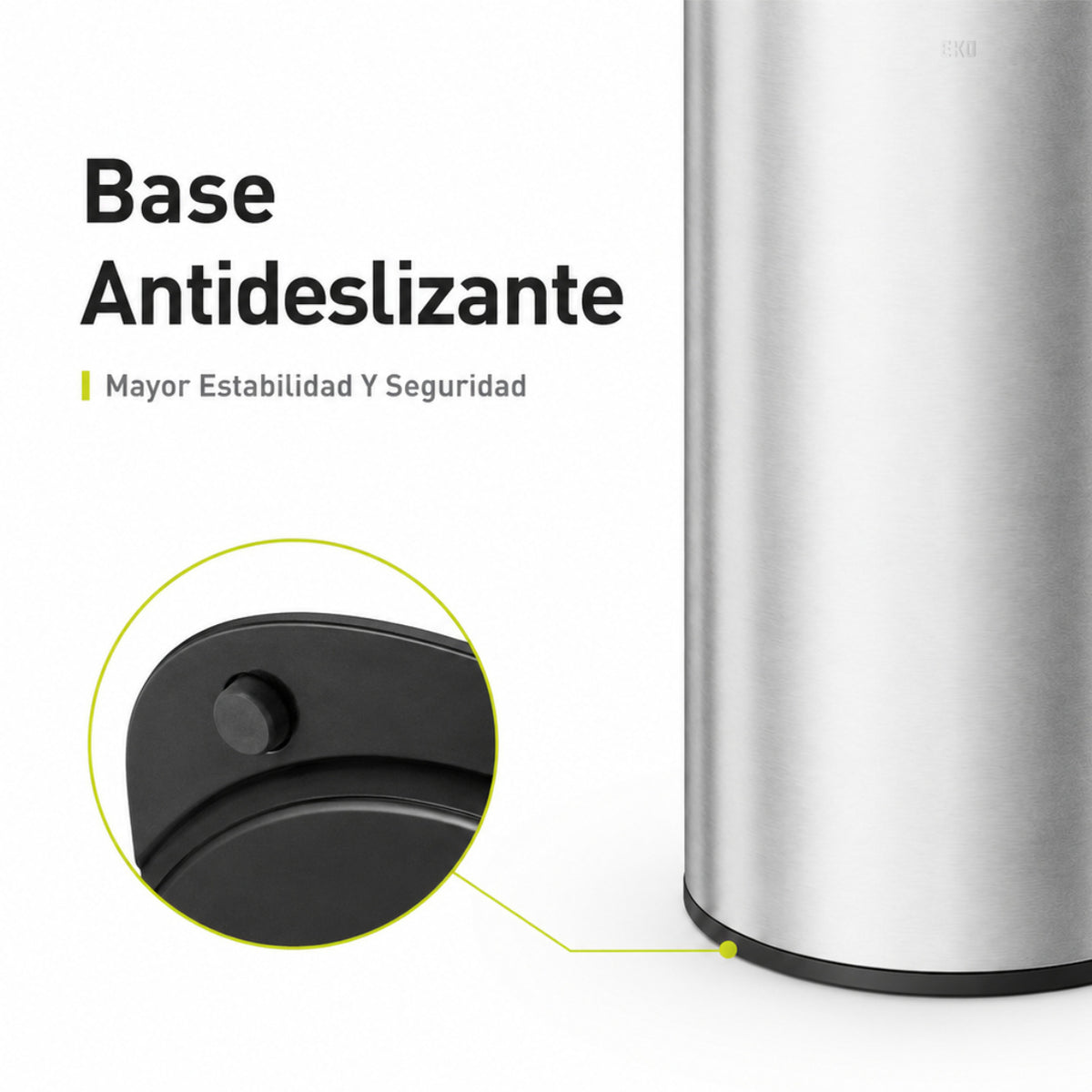 EKO - Villa - Bote de Basura Comercial con Tapa Basculante 30 L