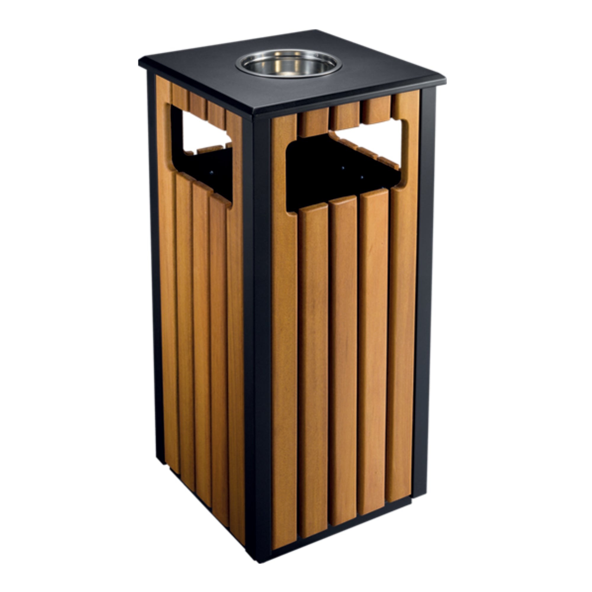 Bote de Basura para Exterior 35 L con Cenicero