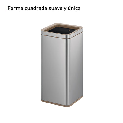 Bote de Basura para Oficina Laguna 40L Metal Tapa Abierta.