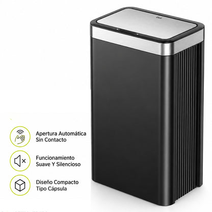 EKO Econova Resin Cubo de Basura con Sensor 50 L Negro