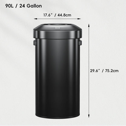 Bote de Basura Commercial 90L EKO Urban Negro