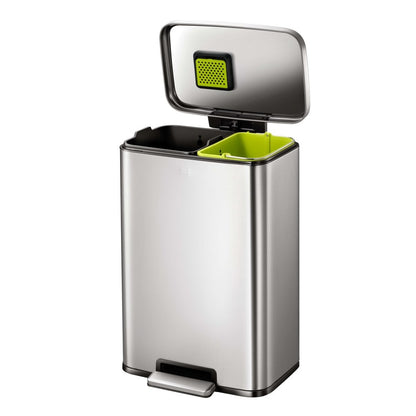Bote de basura cocina Recycler 25+20L EKO Madison