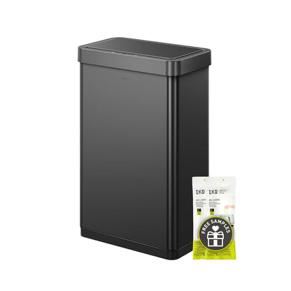 Bote de basura Inteligente con Sensor Automatico 80L EKO Mirage Negro