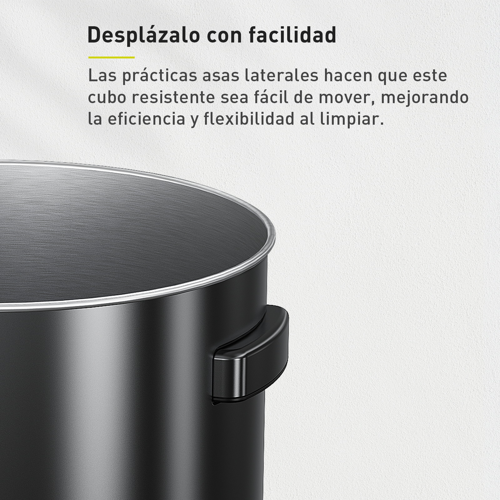 Bote de Basura Commercial 90L EKO Urban Negro