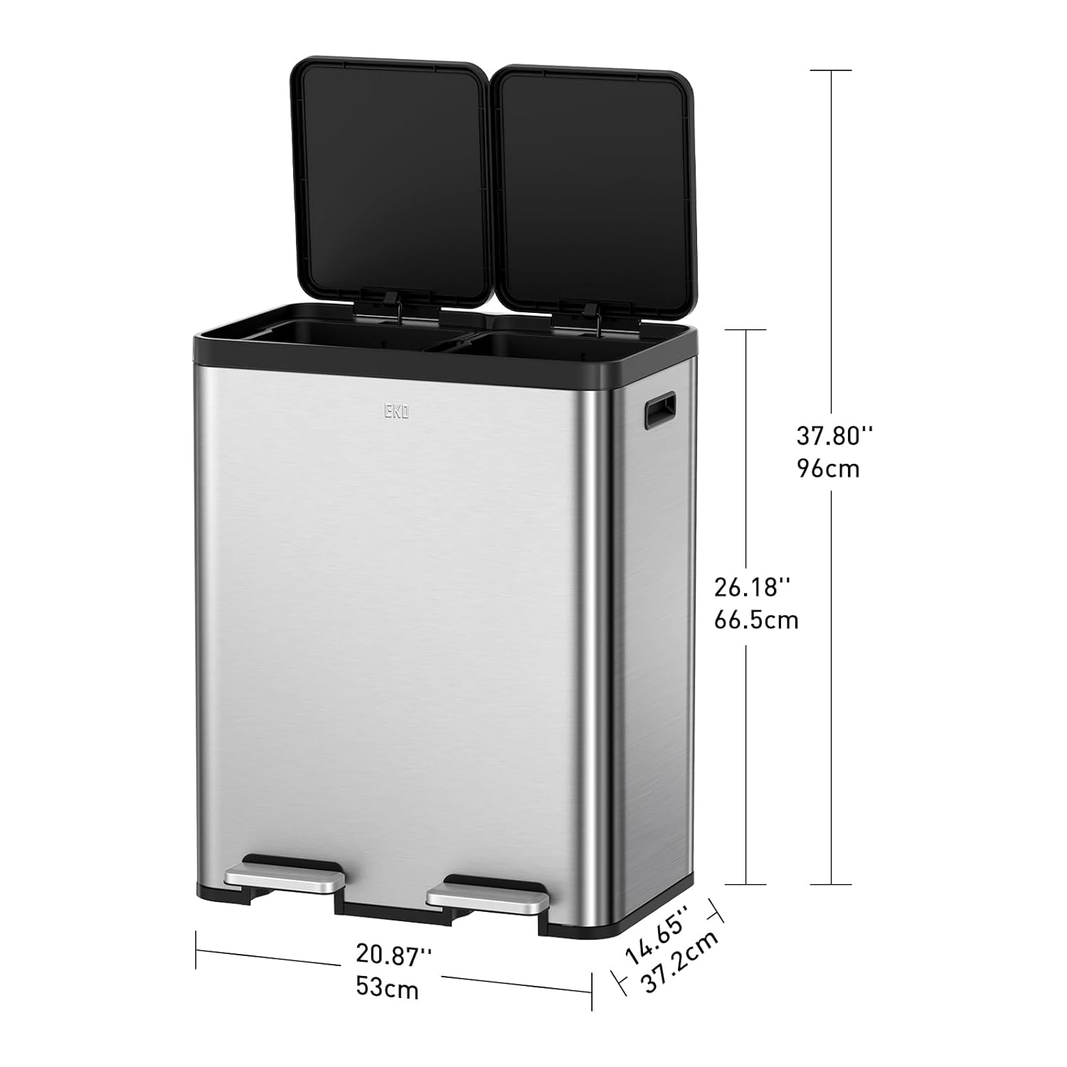 Bote de Basura 30L+30L Essential Recycler