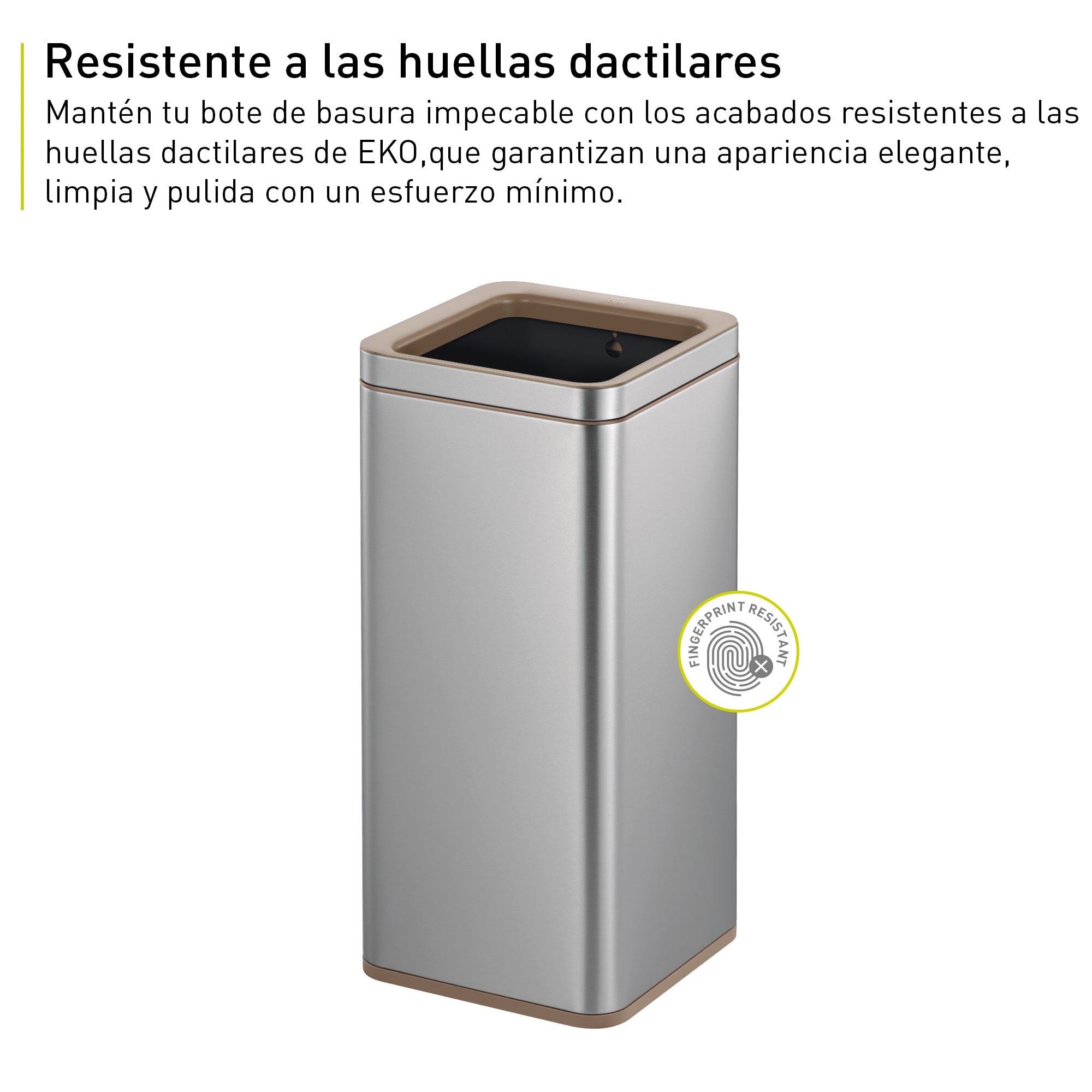 Bote de Basura para Oficina Laguna 40L Metal Tapa Abierta.