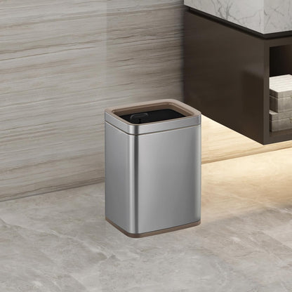 Bote de Basura para Oficina Laguna 8L Metal Tapa Abierta.