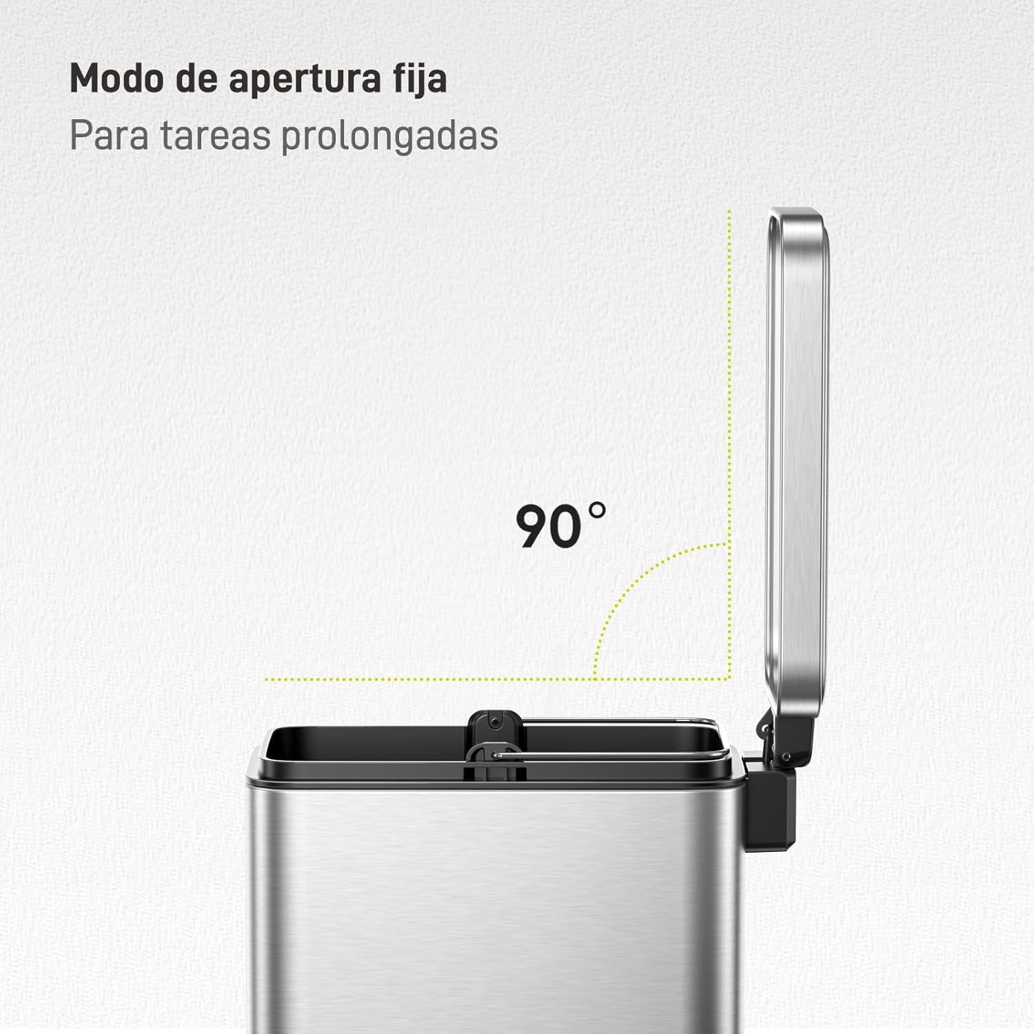 Bote de basura con pedal EKO Genie 5L