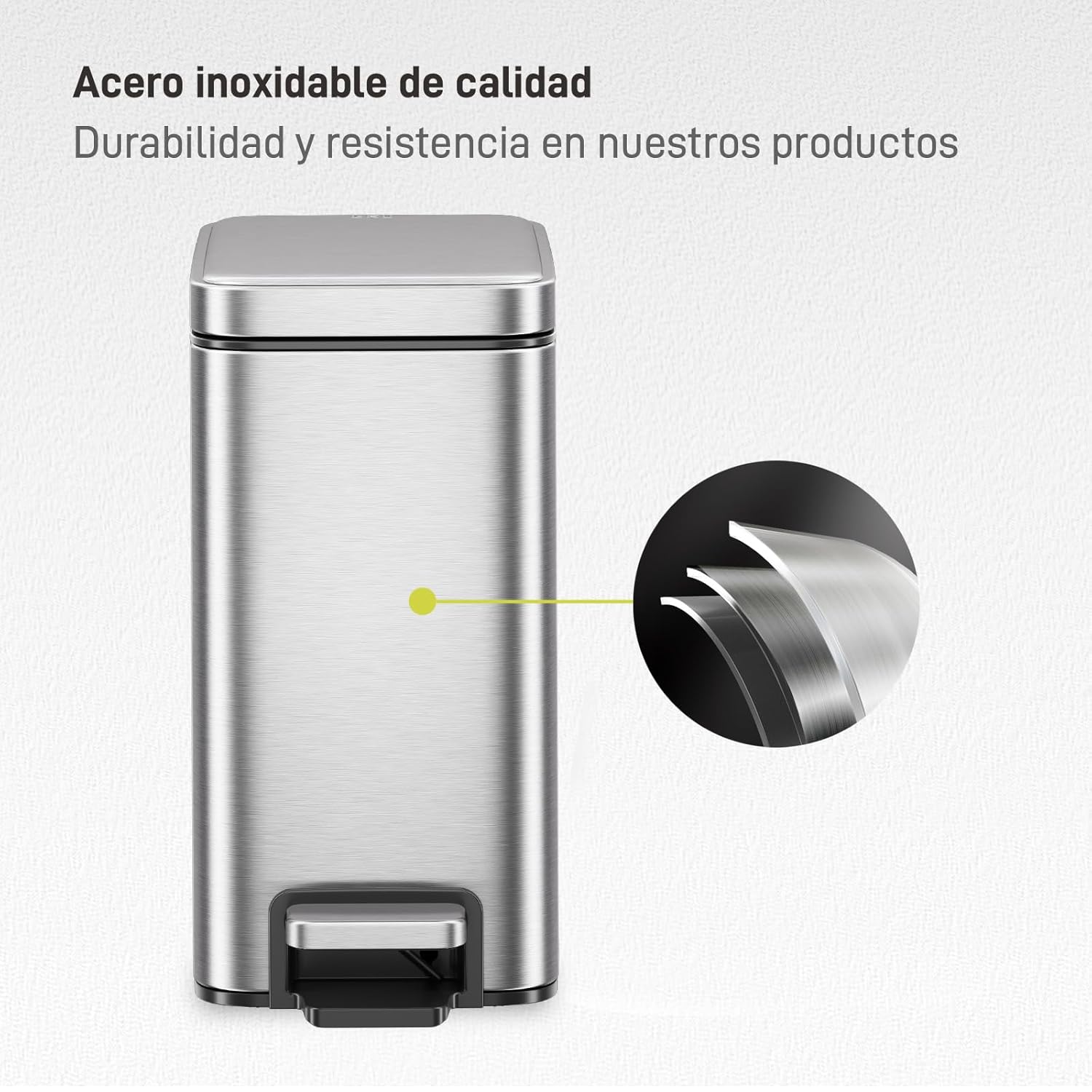Bote de basura con pedal EKO Genie 5L