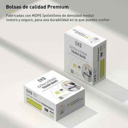 Bolsas  Bote De Basura 25-35 Litros Tamaño E 80 Bolsas EKO