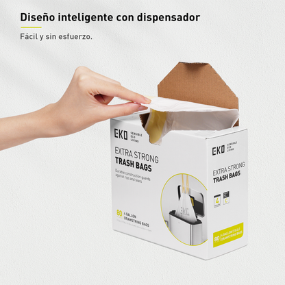 Bolsas Bote De Basura 10-15 Litros Tamaño C. 80 Bolsas EKO