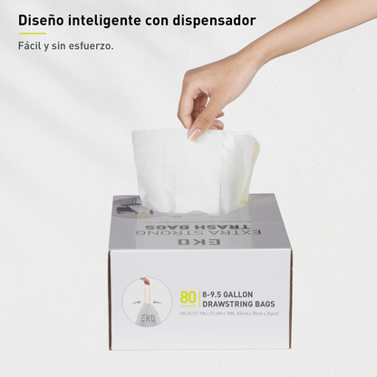 Bolsas  Bote De Basura 25-35 Litros Tamaño E 80 Bolsas EKO