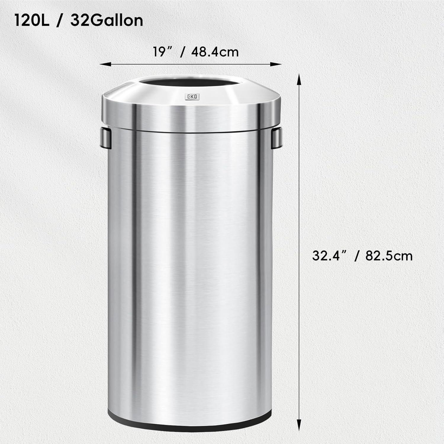 Bote de Basura Commercial 120L EKO Urban