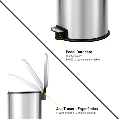 Bote de basura con pedal EKO Serene 30L