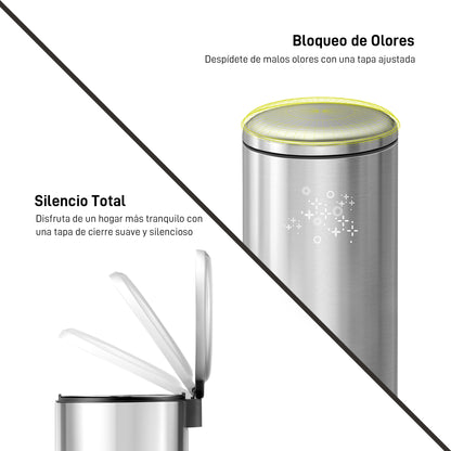 Bote de basura con pedal EKO Serene 30L